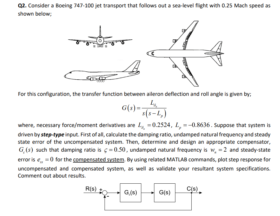 Solved Q2. Consider a Boeing 747-100 jet transport that | Chegg.com