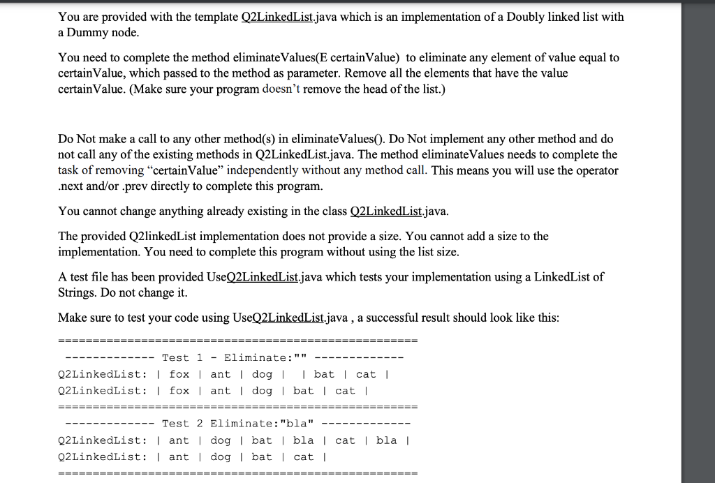 Solved List.java - public interface List { void | Chegg.com