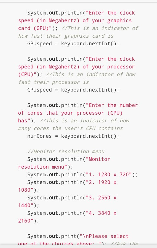 Solved I need help for this project with just simple Java | Chegg.com