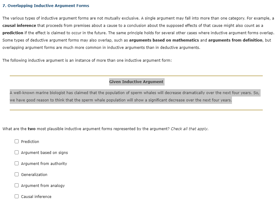 Accept or Reject? The Issue of The Types of Arguments for the