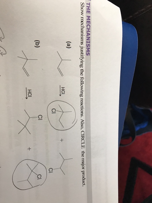 Solved Show Mechanisms Justifying The Following Reactions. | Chegg.com