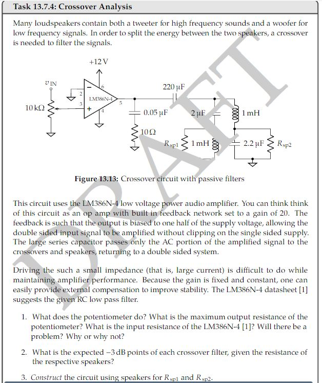 Task 13. Loop gain. Open-loop gain. Frequency Control with Voltage Power. Open loop разомкнутая петля регулирования.