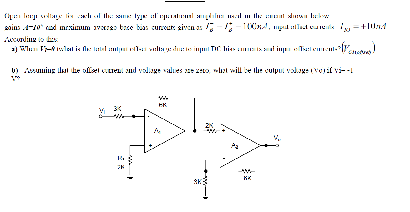 Solved Open loop voltage for each of the same type of | Chegg.com