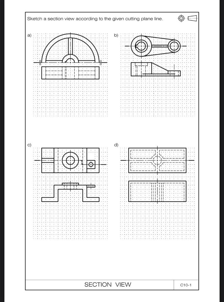 Solved Given front and top views of an object. Draw a new | Chegg.com