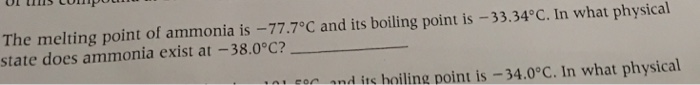 solved-the-melting-point-of-ammonia-is-77-7-degree-c-and-chegg