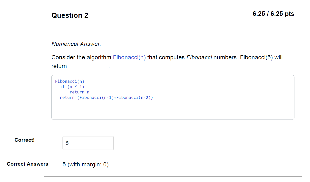 Solved Consider the algorithm Fibonacci(n) that computes | Chegg.com