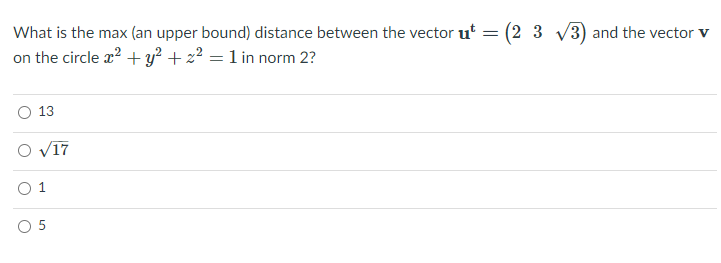 Solved What is the max (an upper bound) distance between the | Chegg.com