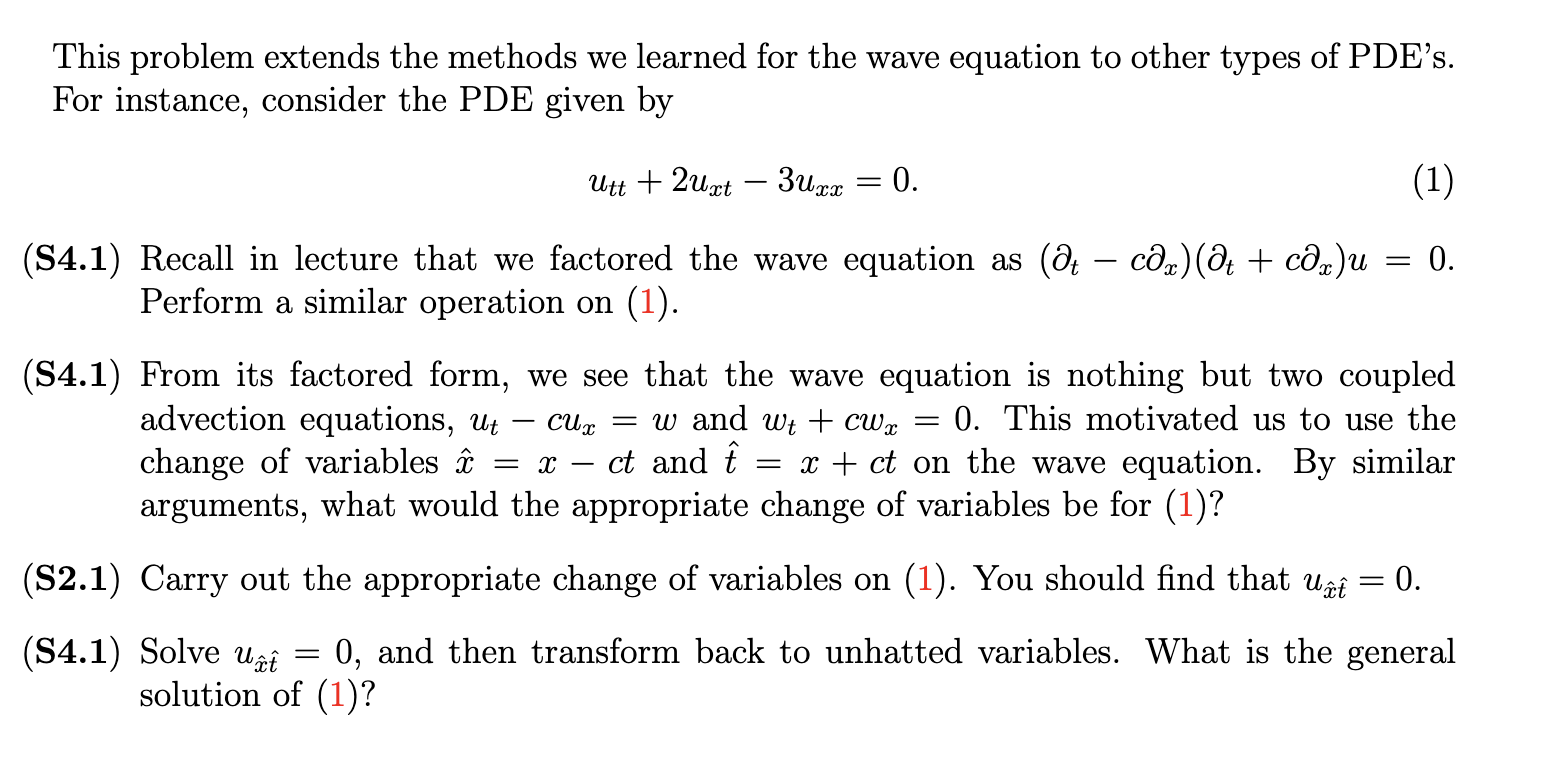 Solved This problem extends the methods we learned for the | Chegg.com