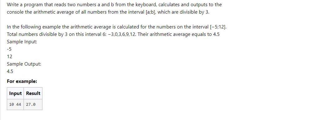 Solved Write a program that reads two numbers a and b from | Chegg.com
