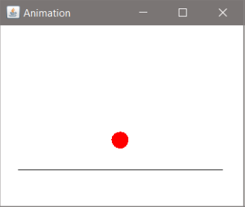 Solved (JAVA) Bouncing Ball Animation Implement the | Chegg.com