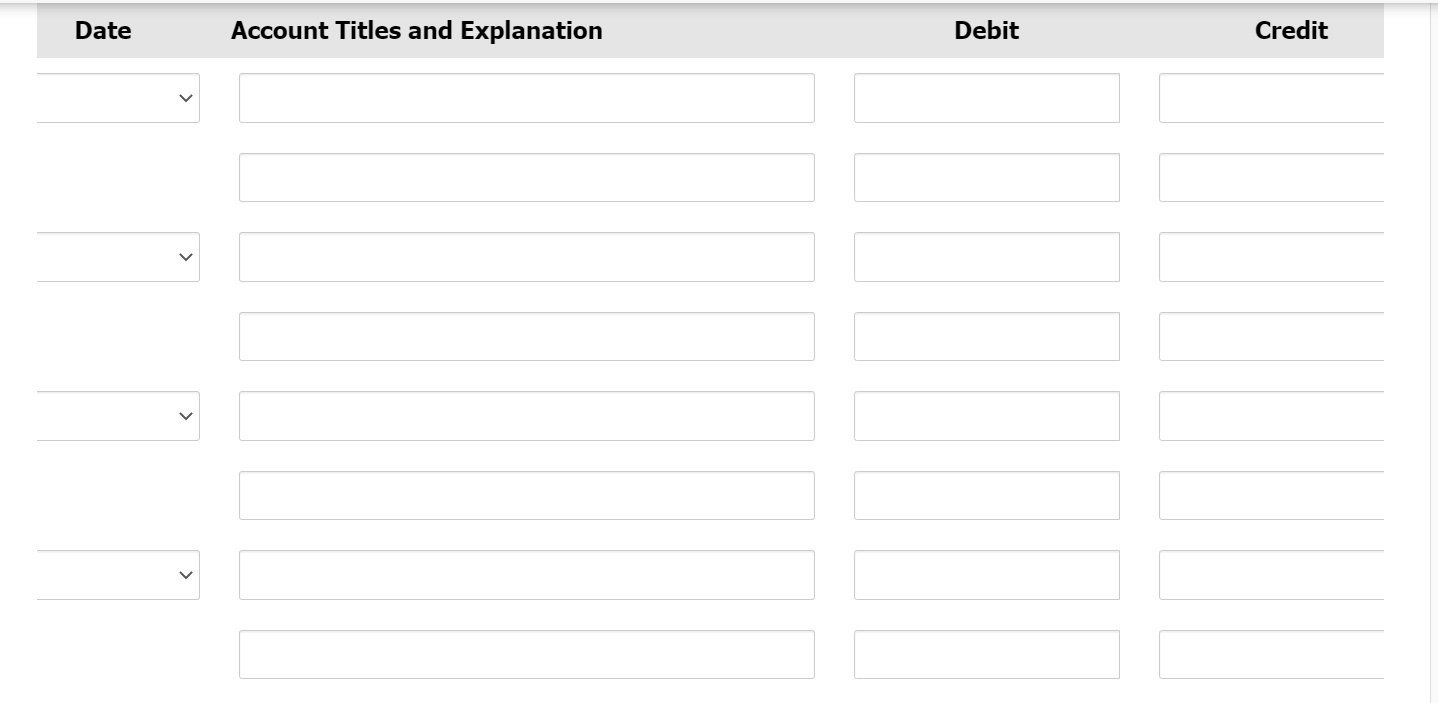 Solved Prepare All Necessary Journal Entries For 2024 2025 Chegg Com   PhpyvX6Xk