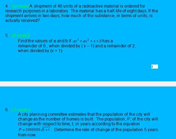 Solved It Would Be Greatly Appreciated If You Could Answer | Chegg.com