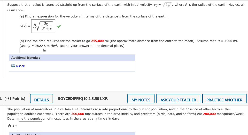 Solved Suppose that a rocket is launched straight up from | Chegg.com