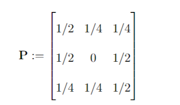 Solved Consider A Markov Chain With Three States S = {1, 2, | Chegg.com