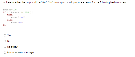 Solved Indicate whether the output will be "Yes", "No", no | Chegg.com