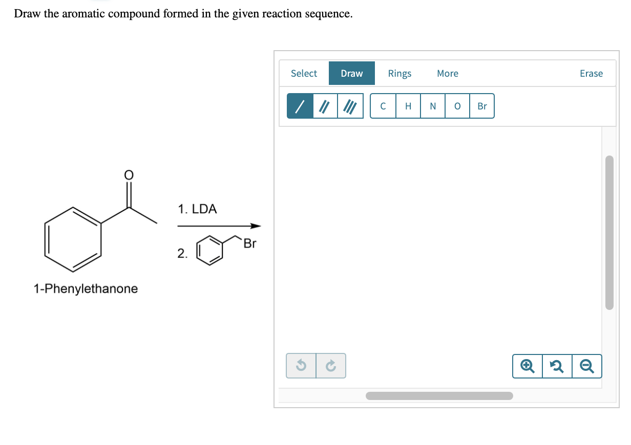 Solved Draw the aromatic compound formed in the given