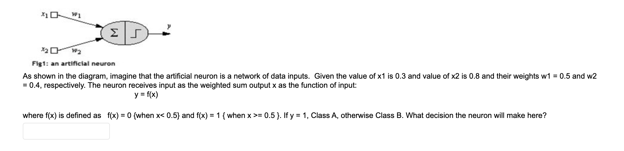 Solved As shown in the diagram, imagine that the artificial | Chegg.com
