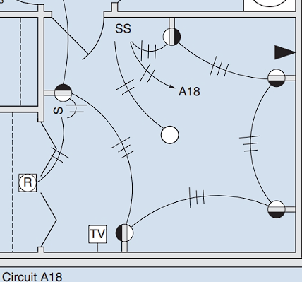 The following is a layout of the lighting circuit for | Chegg.com
