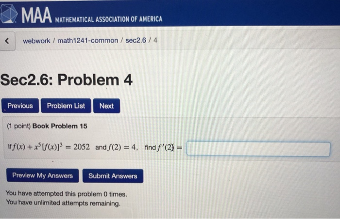 Solved ec2.6: Problem 5 Previous Problem List Next (1 point) | Chegg.com