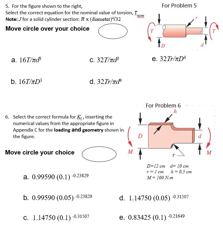 Solved For Problem 5 5. For the figure shown to the right, | Chegg.com
