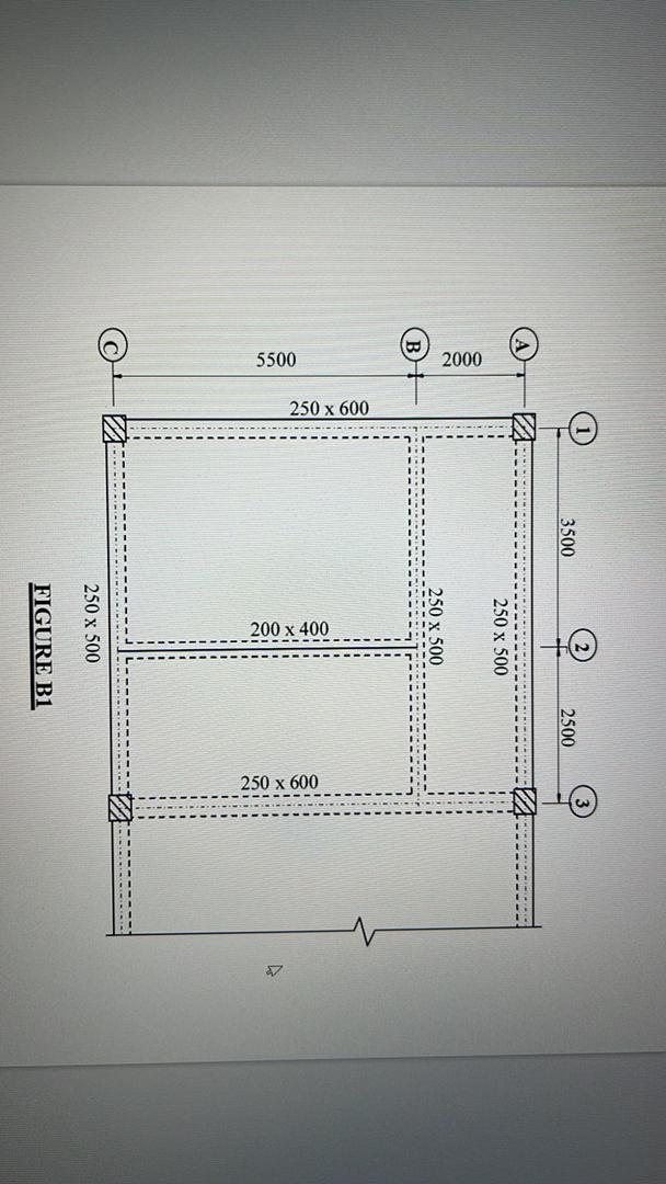 Solved Figure B1 shows part of the first floor plan of a | Chegg.com