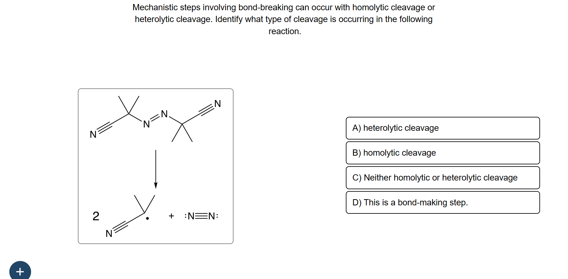 Solved Mechanistic Steps Involving Bond Breaking Can Occur Chegg Com