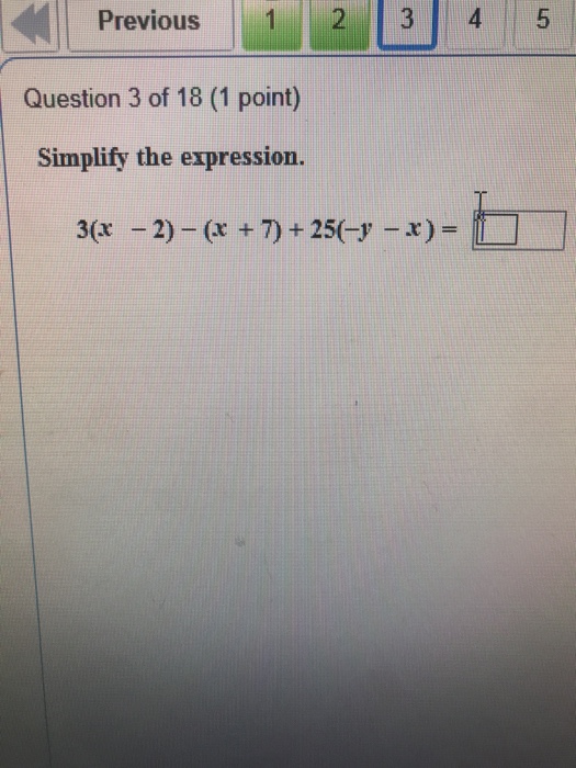 simplify − 5 3 4 8h 12 − 10h 1 point