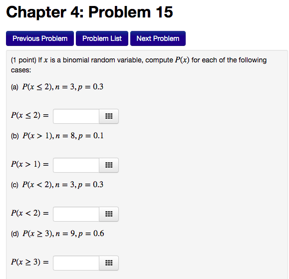 Solved Chapter 4: Problem 15 Previous Problem Problem List | Chegg.com