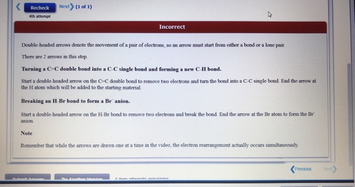 Solved Part A (l of 1) Draw the curved arrows for Step 1 of | Chegg.com