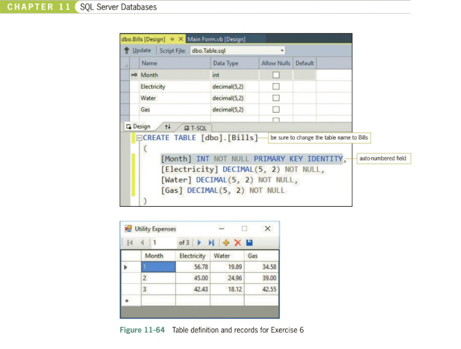 CHAPTER 11 SQL Server Databases Main Form.vb | Chegg.com