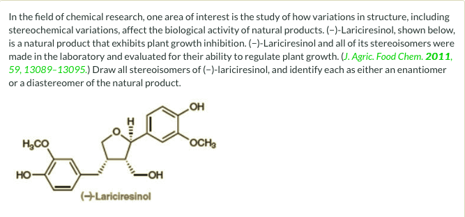Solved In the field of chemical research, one area of | Chegg.com