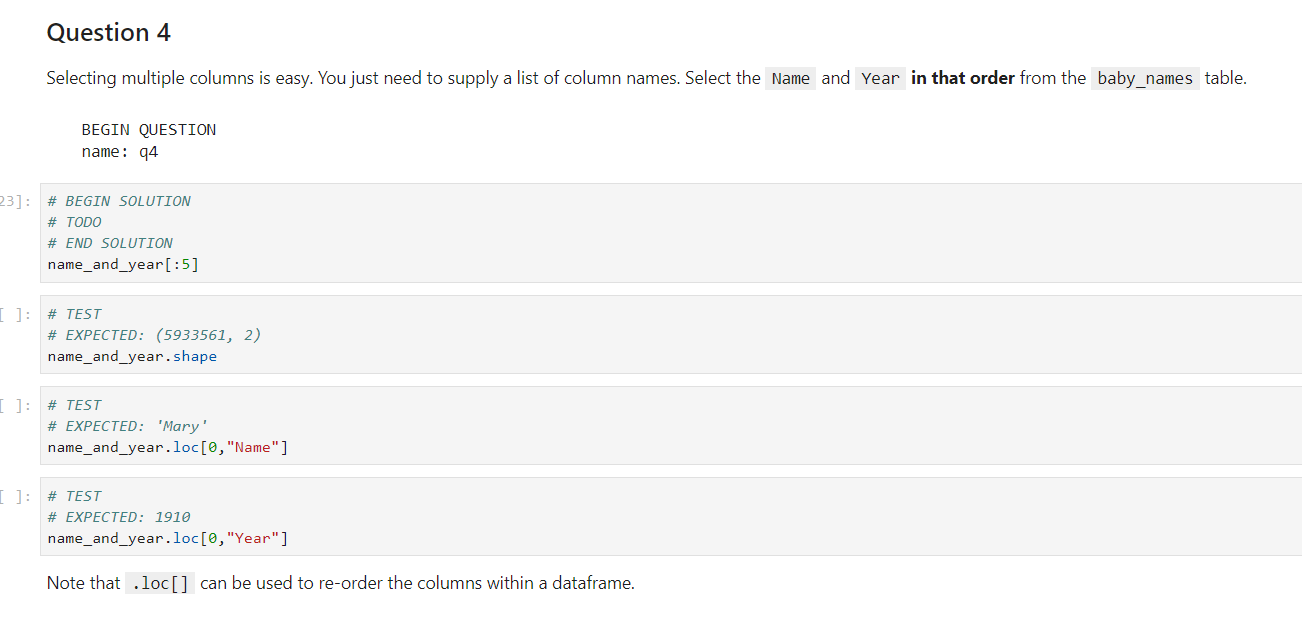 I need help with the following short python | Chegg.com