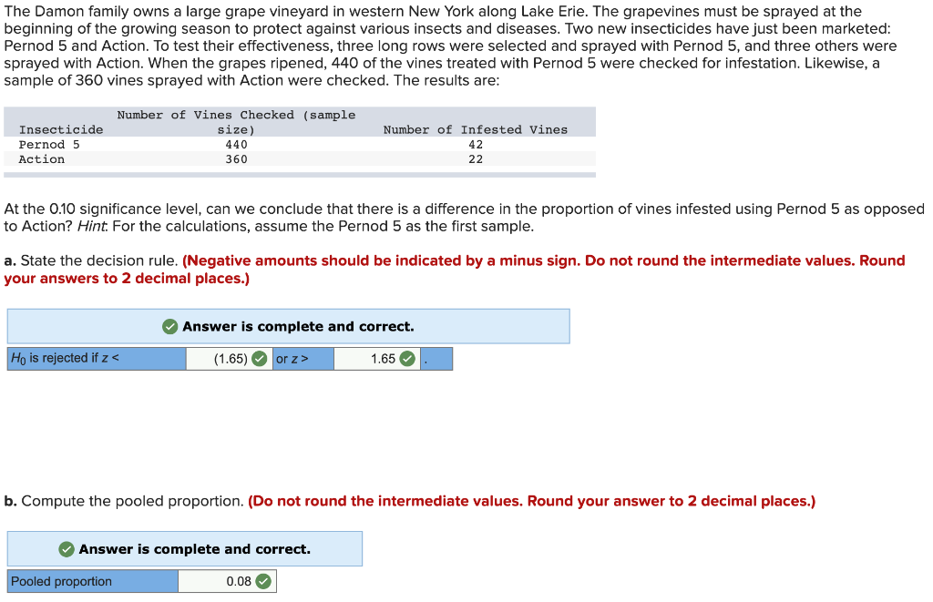 Solved The Damon family owns a large grape vineyard in