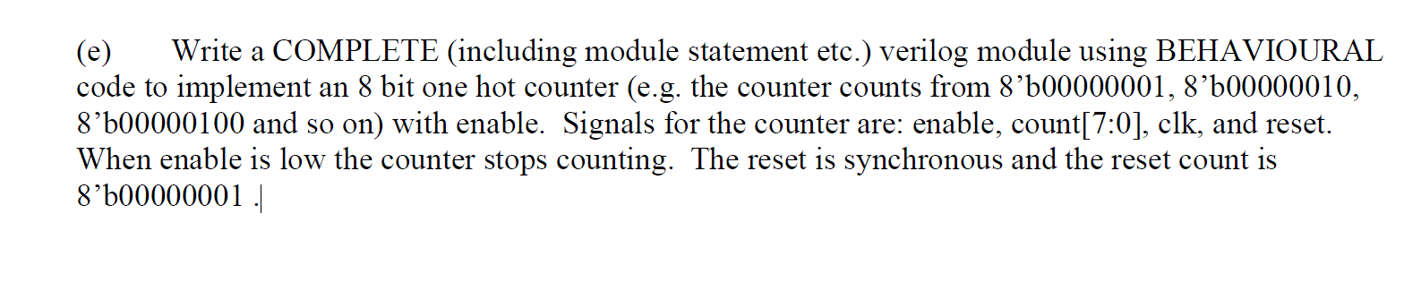 Solved Write a COMPLETE (including module statement etc.) | Chegg.com