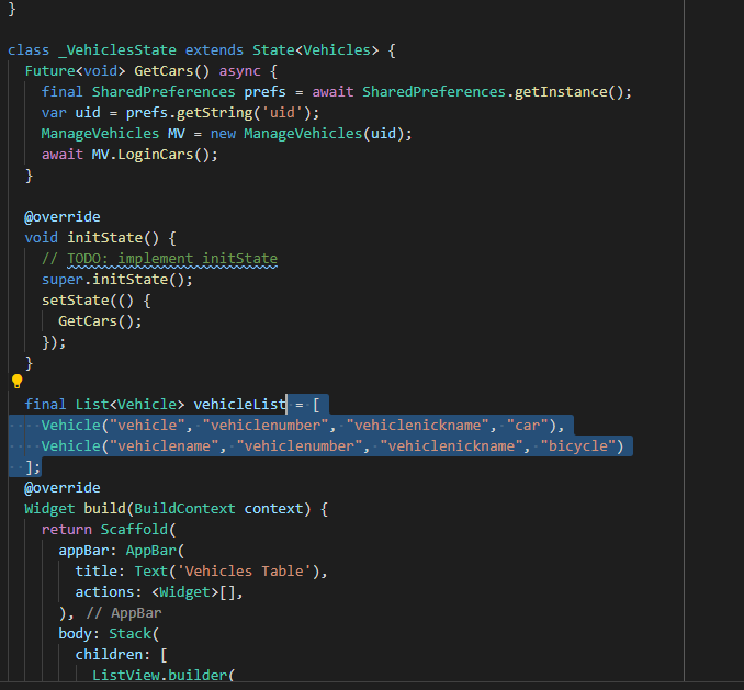 I Need To Load The Client s Cars From Firebase It Is Chegg