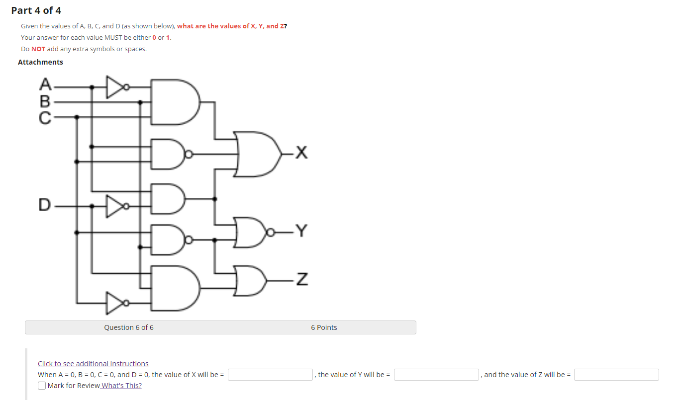 Solved Given the values of A,B,C, and D (as shown below), | Chegg.com