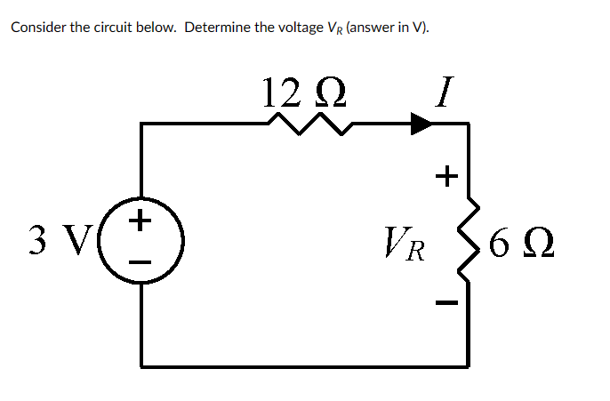 Solved Consider The Circuit Below. Determine The Voltage \\( | Chegg.com