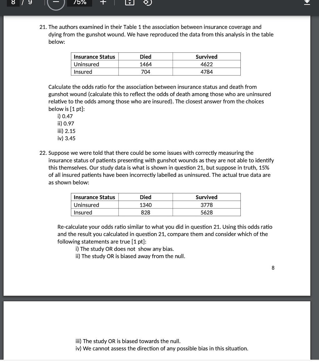 Solved Part III: For this final block of questions we will | Chegg.com