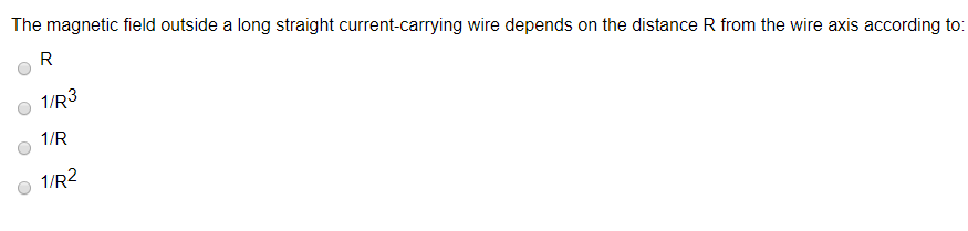 Solved The magnetic field outside a long straight | Chegg.com