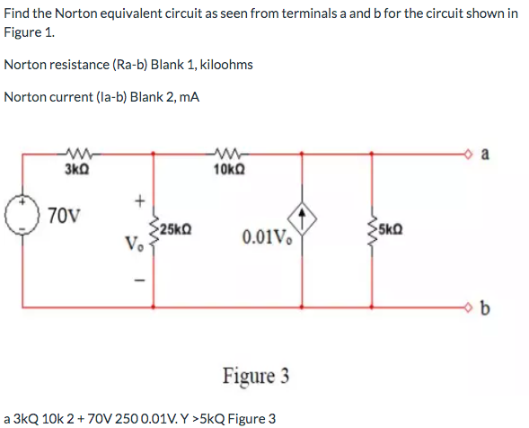 Solved Find The Norton Equivalent Circuit As Seen From | Chegg.com