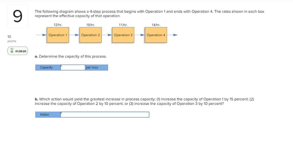 Solved 9 The following diagram shows a 4-step process that | Chegg.com