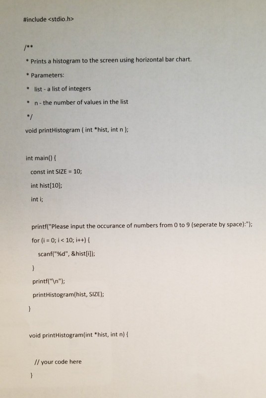 Solved Introduction Write a program that will print a | Chegg.com
