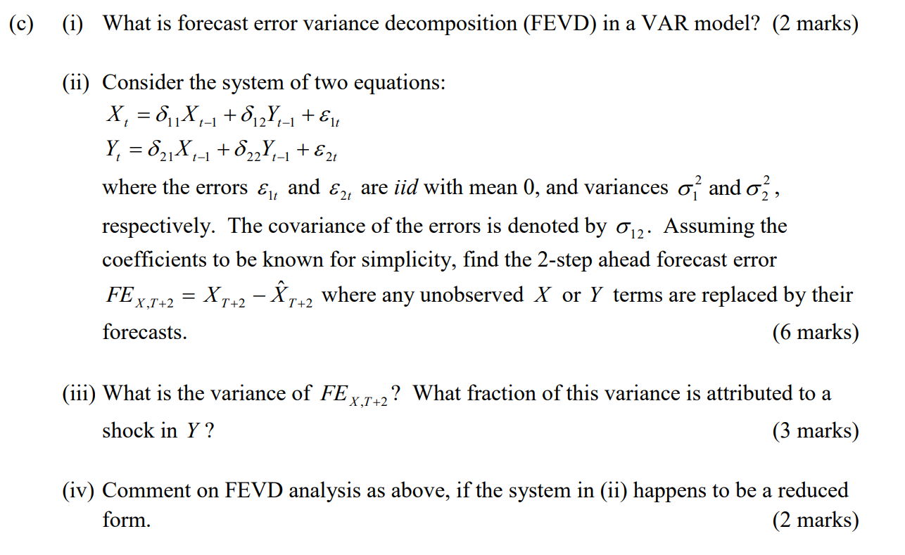 What Is Forecast Error Variance Decomposition