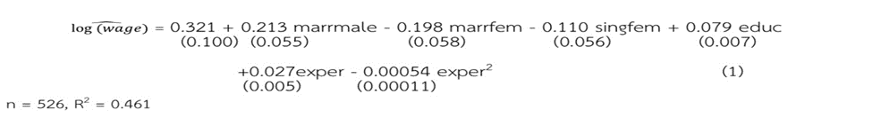 Solved Note: The parathesis indicates the standard error; | Chegg.com