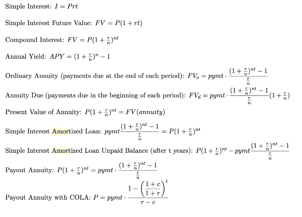 Solved Simple Interest I Prt Simple Interest Future Va Chegg Com