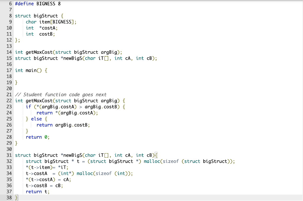 Solved You are given the following structure (it is in the | Chegg.com
