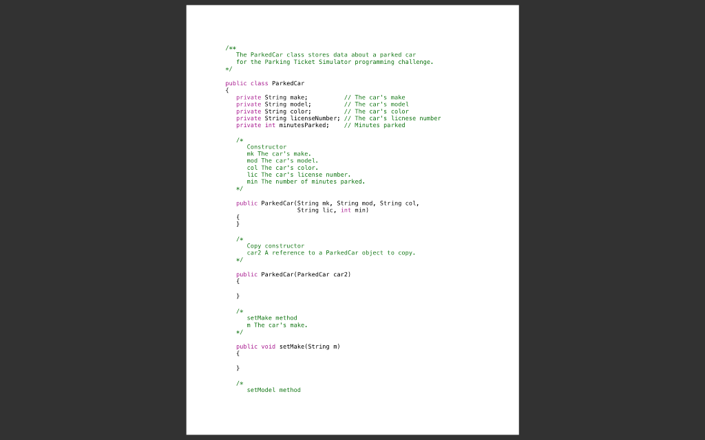 Solved Please complete the .java file(s) and be sure to use | Chegg.com