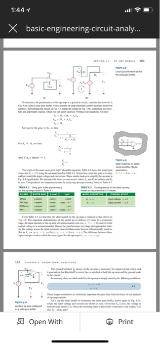 Solved Find The Voltage Gain In Decibels Db Of The