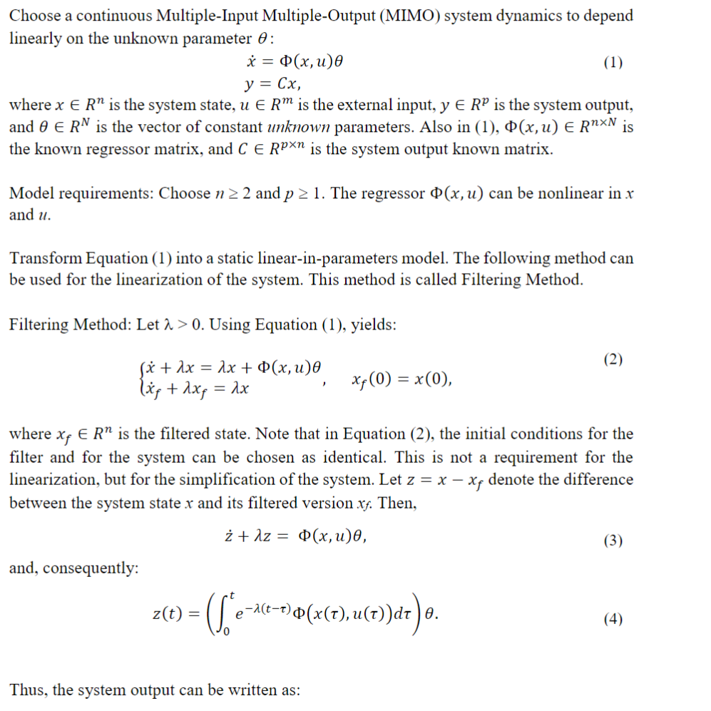 Solved Choose a continuous Multiple-Input Multiple-Output | Chegg.com
