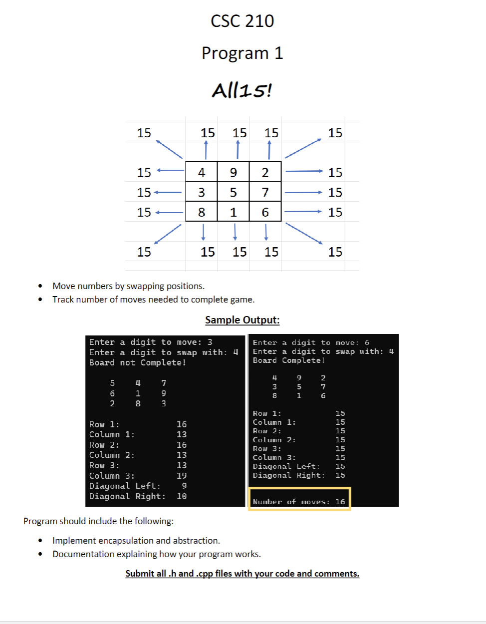 Solved Make this program using C++ following this | Chegg.com